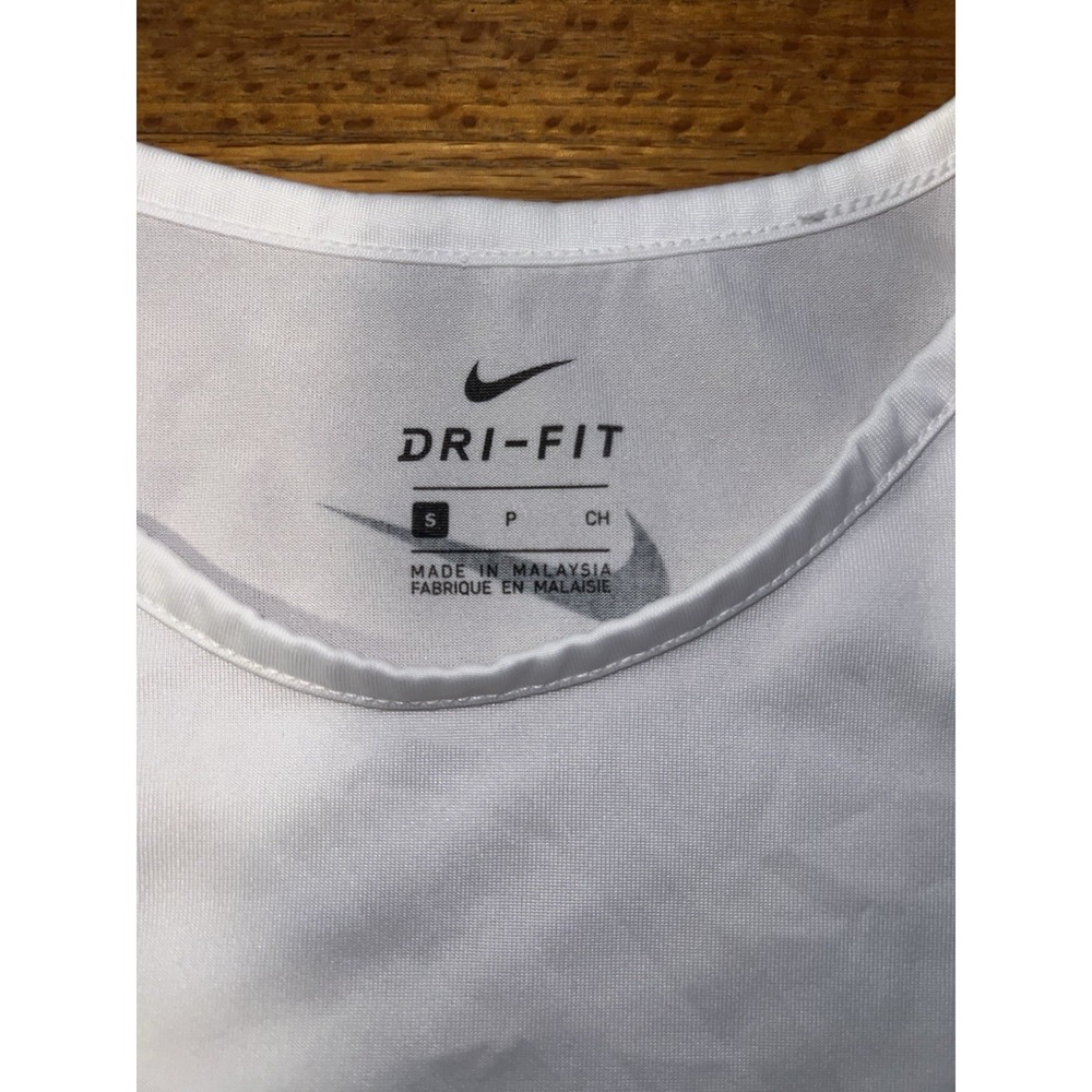 Nike Dri-Fit Woman Sore Not Sorry Light White Black Graphic‎ Tank Top Size Small - Picture 5 of 6